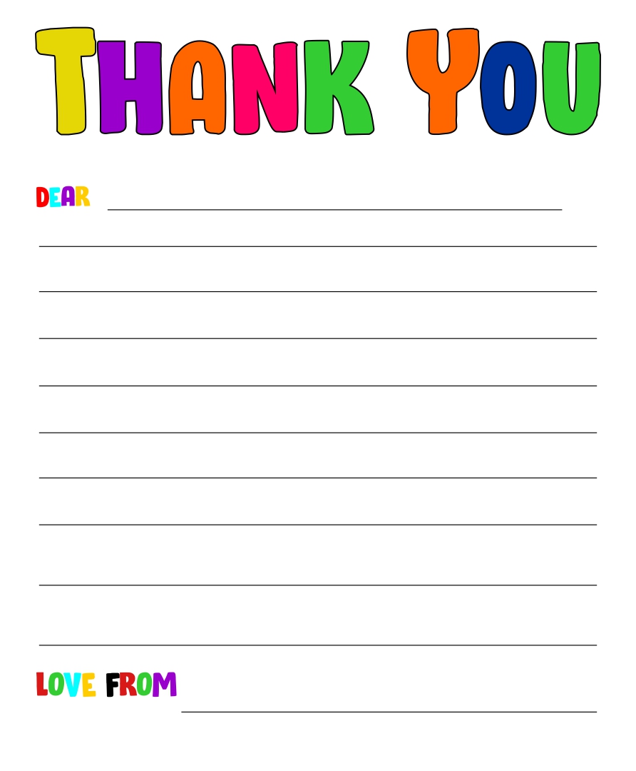 Free Printable Thank You Letter Template Printable Templates free-printable-thank-you-letter-template-printable-templates