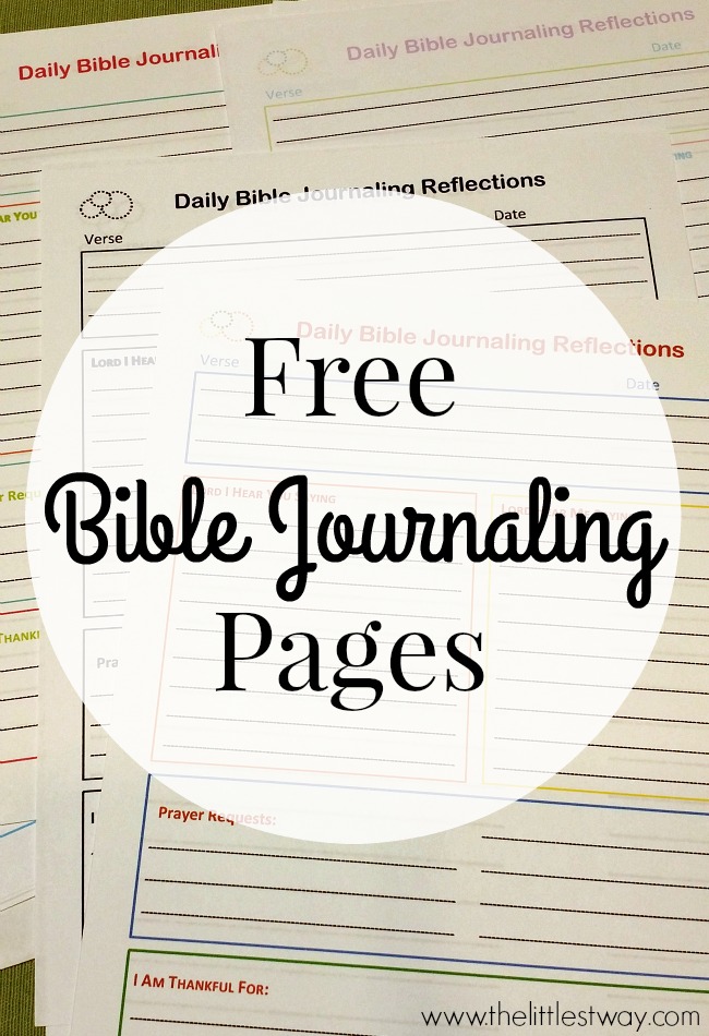Free Christian Journal Printables