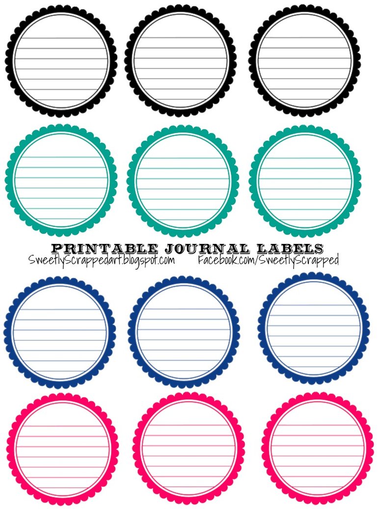 9 Best Images of Printable Circle Labels Printable Round Label