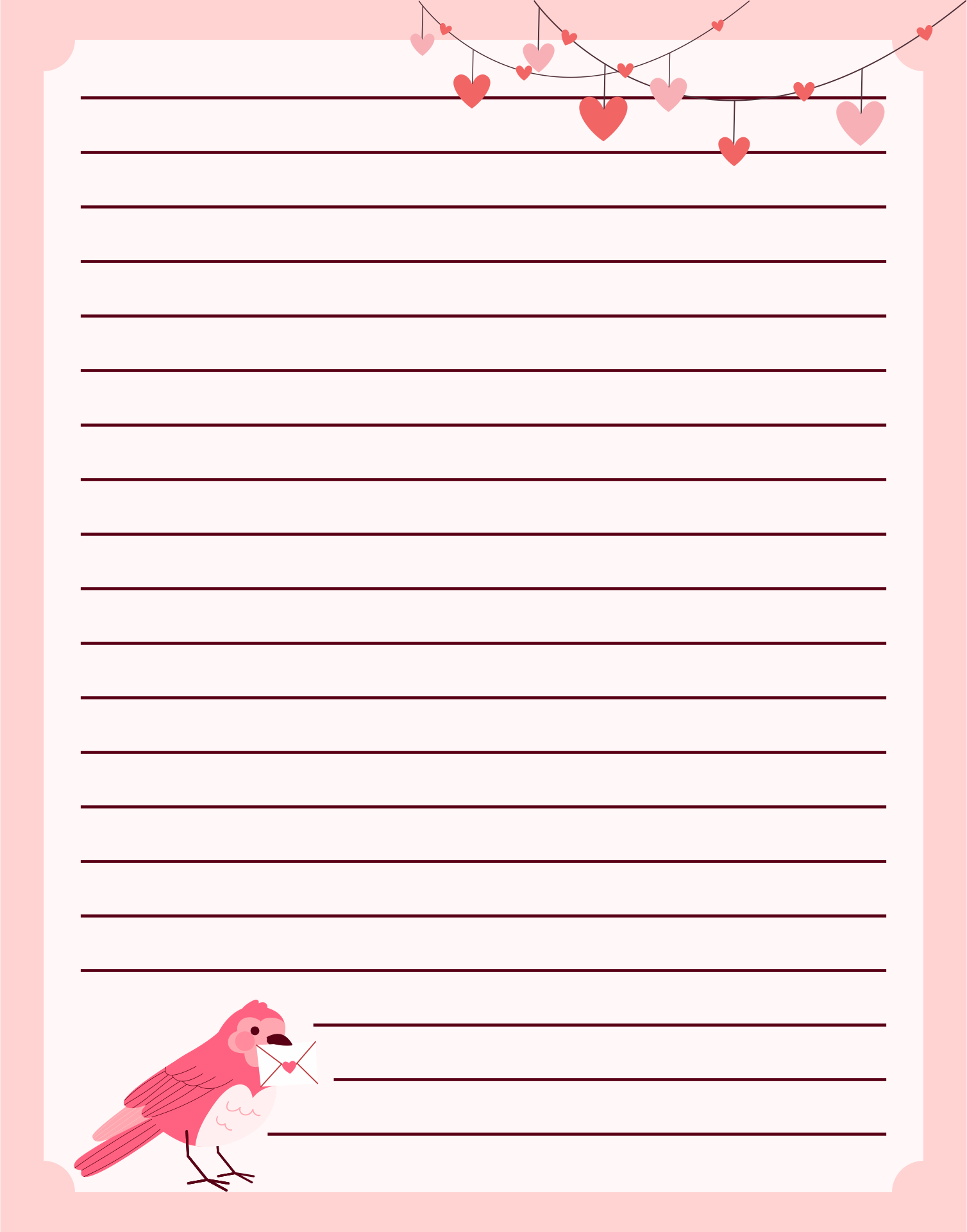 Printable Paper For Letter Writing