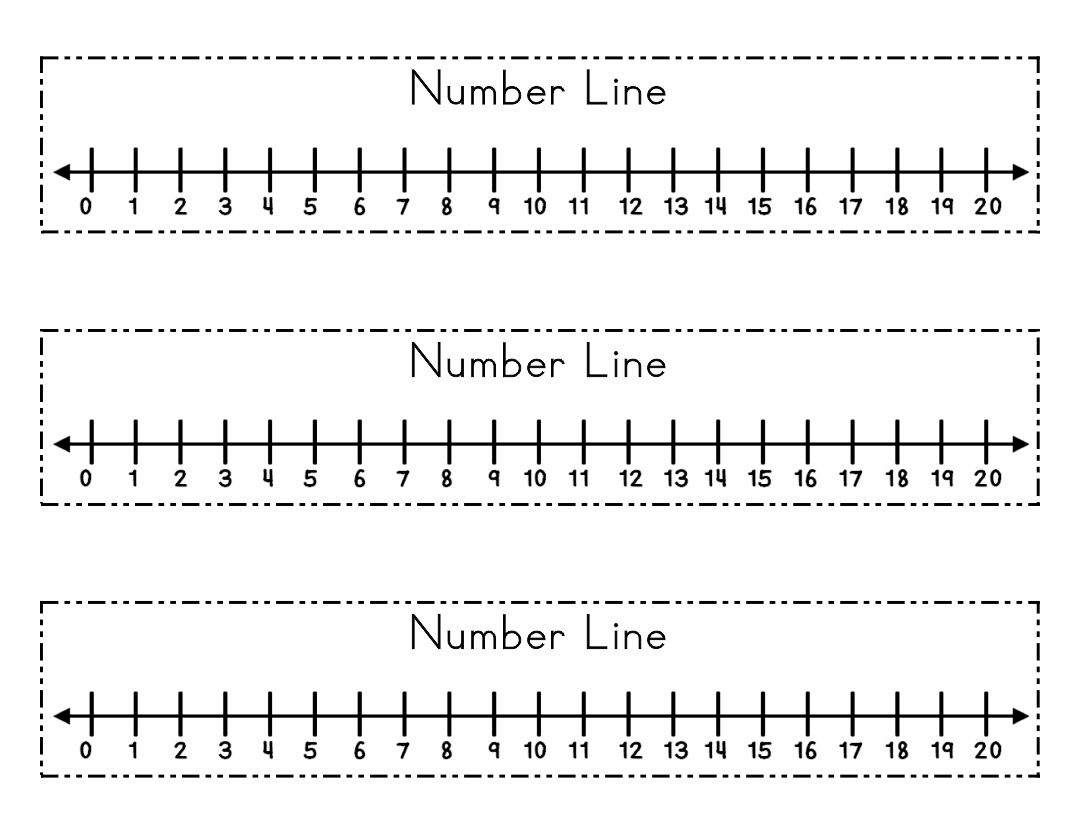 Printable Number Line 1 20 Pdf Printable Templates