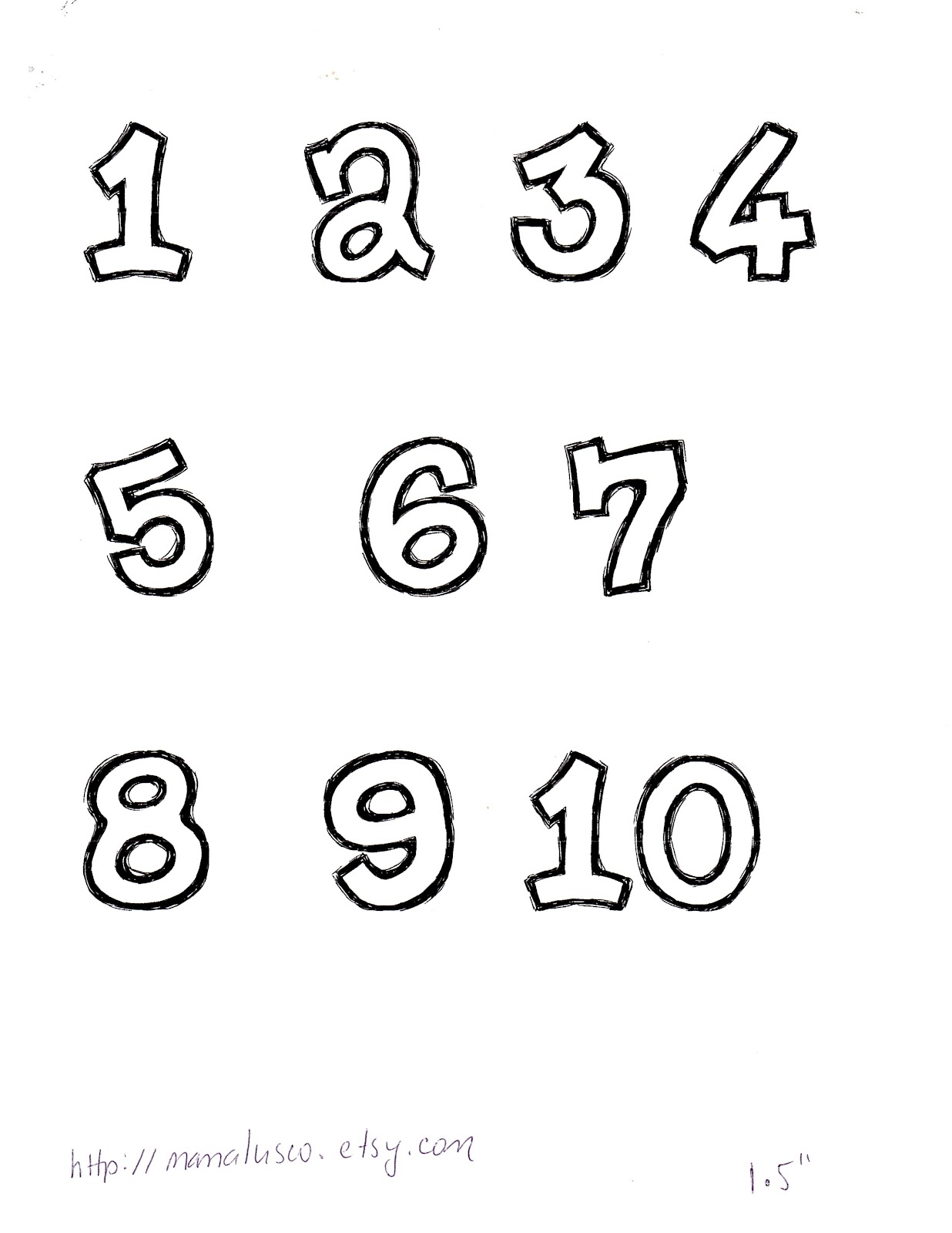 7 Best Images Of Free Printable Number Templates Number 3 Stencils