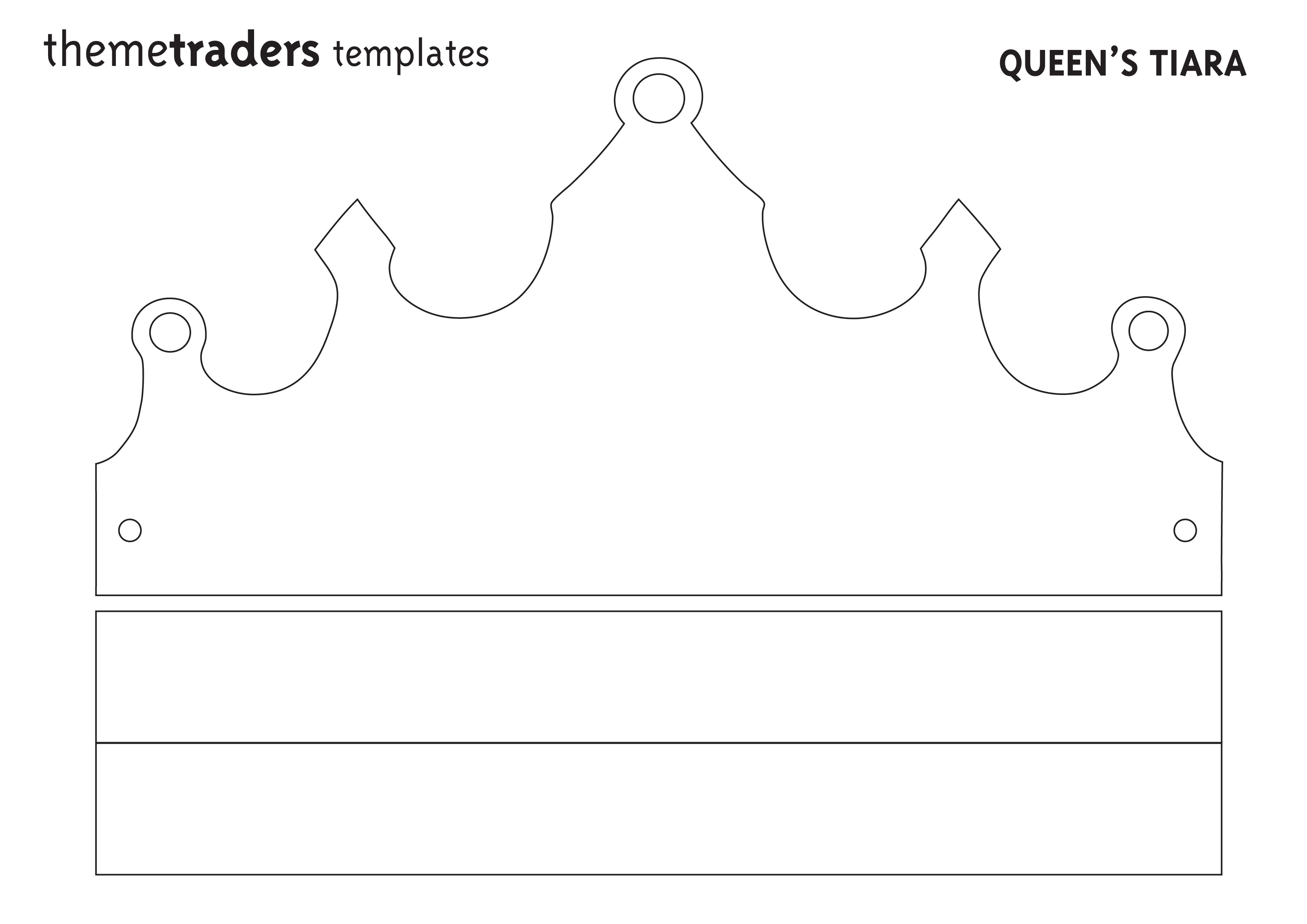 Birthday Crown Template Free Printable