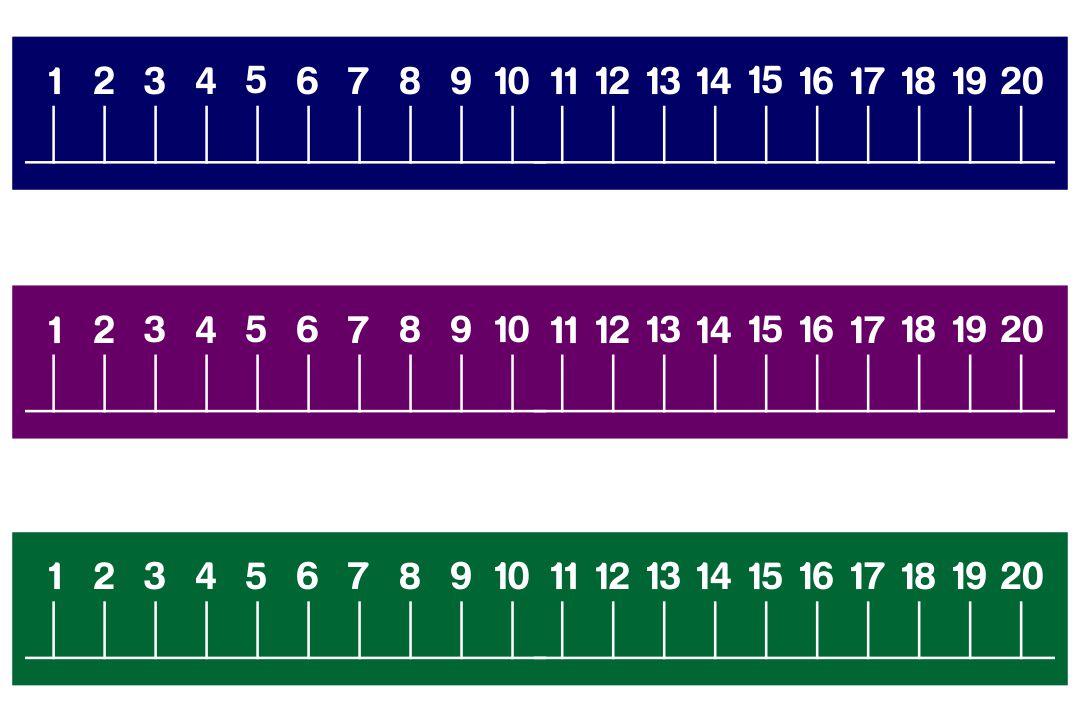 8 Best Images of Large Printable Number Line To 20 Printable Number Line 020, Free Printable