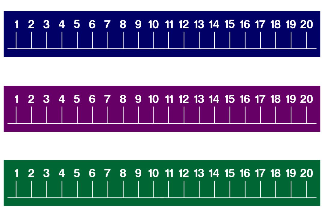 8 Best Images Of Large Printable Number Line To 20 Printable Number