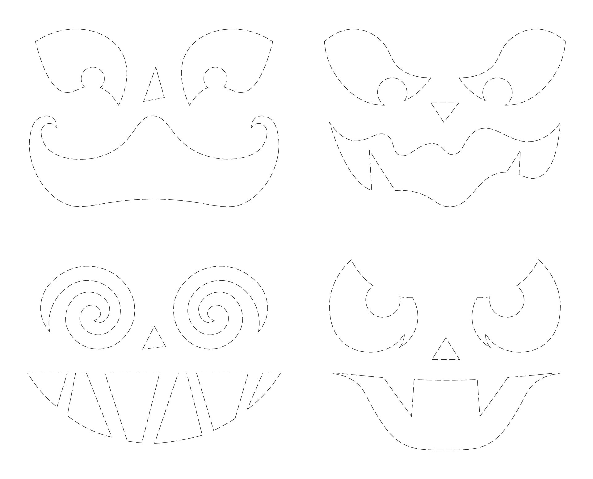 7 Best Images Of Free Printable Pumpkin Carving Patterns Printable 