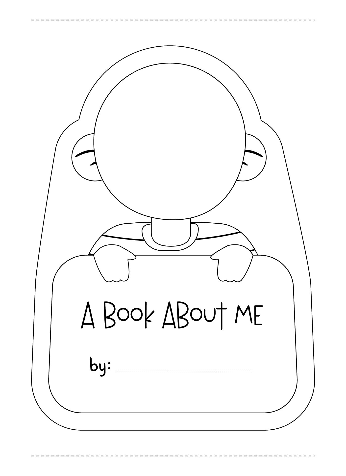 4 Best Images Of A Book About Me Printable All About Me Printable