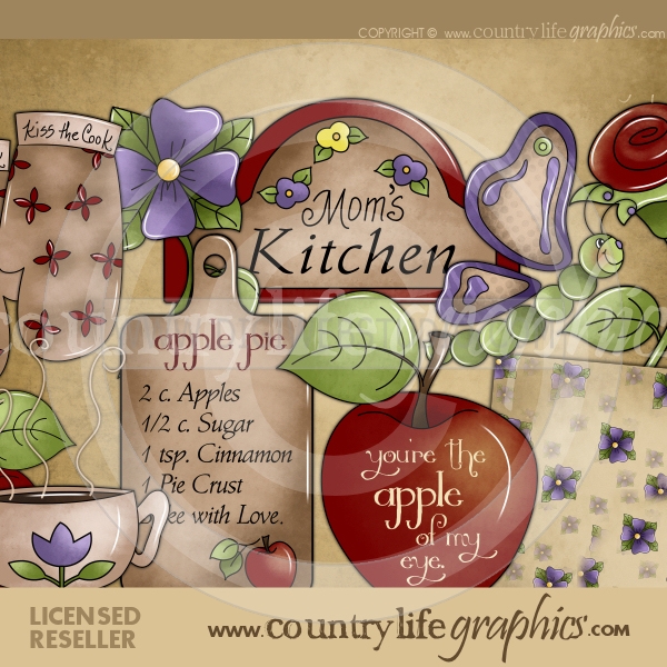 Country Kitchen Clip Art – Cliparts