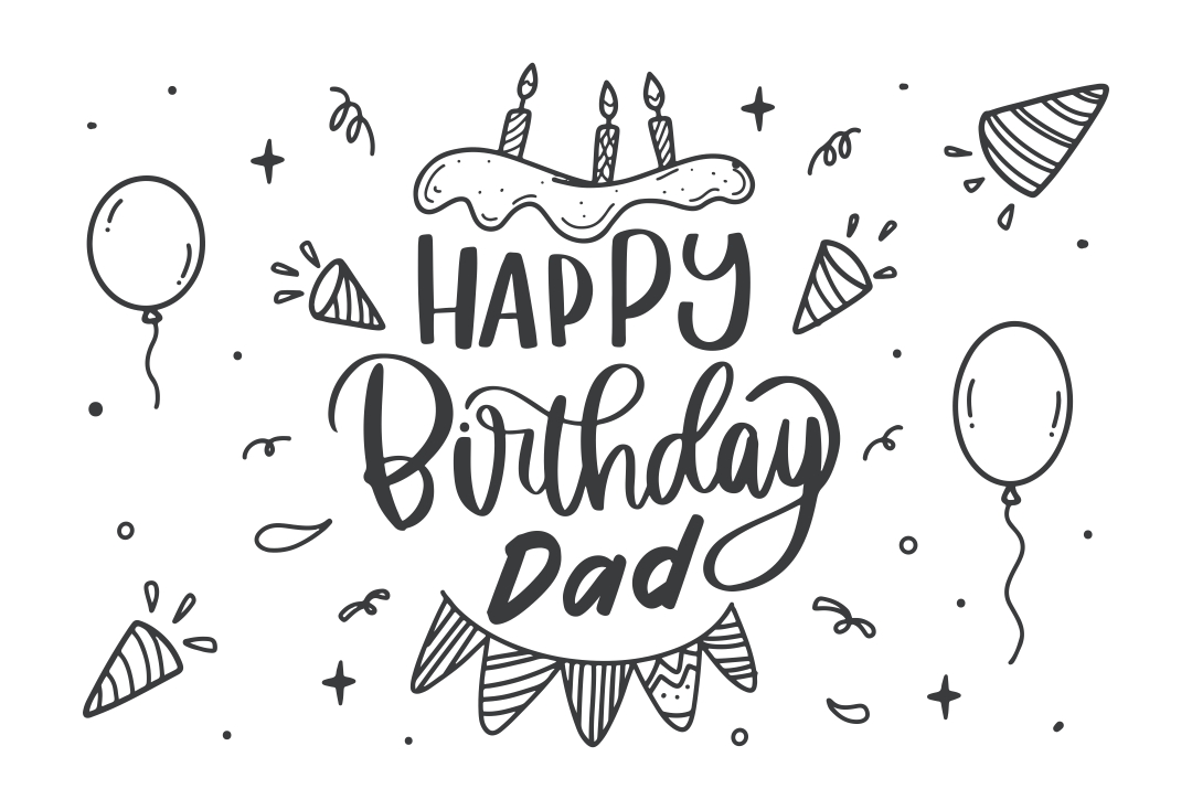9 Best Images of Printable Birthday Cards For Dad - Happy Birthday Dad
