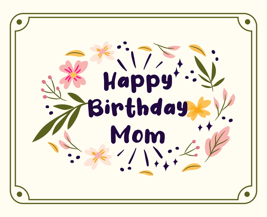 Free Printable Kids Birthday Cards To Mom