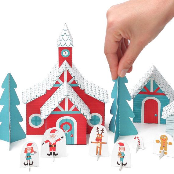 8 Best Images Of Free Printable Christmas Paper Crafts Diy Printable