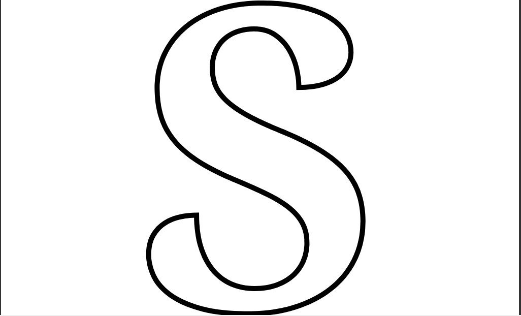 5 Best Images of Letter S Printable Large Size Alphabet Letter