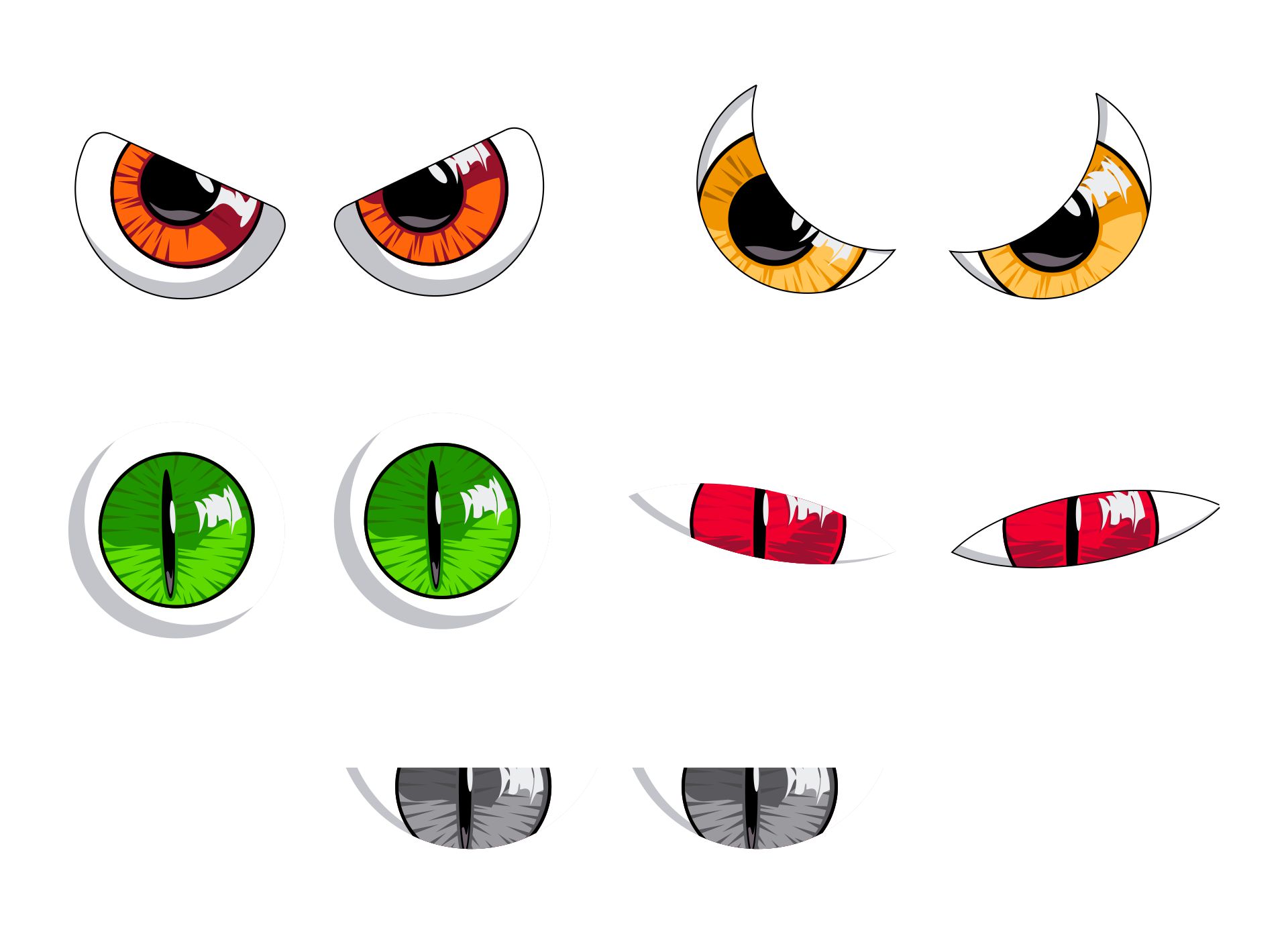 5 Best Images of Free Printable Eyes Printable Monster Eye Templates