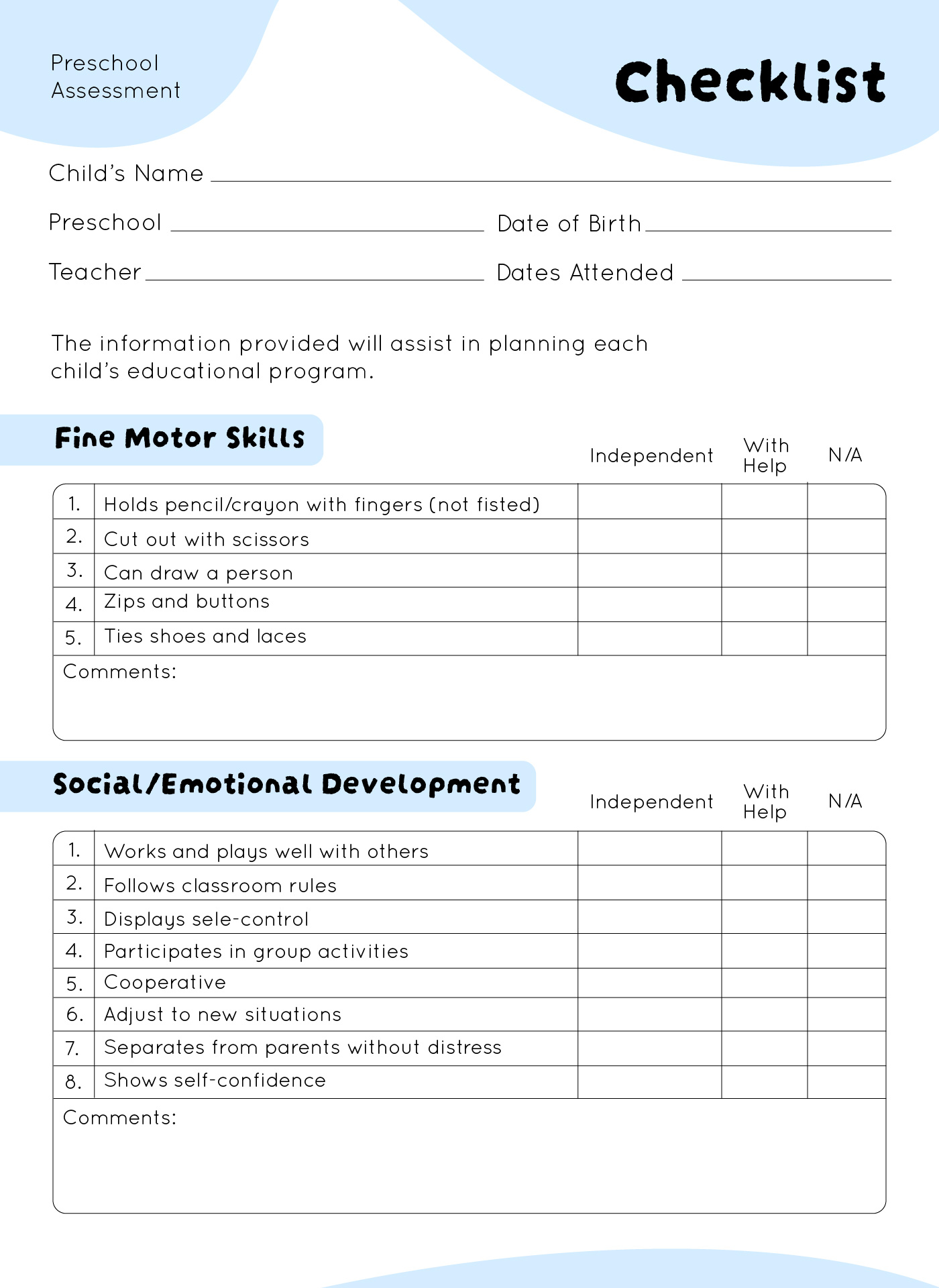 checklist-assessment-tool