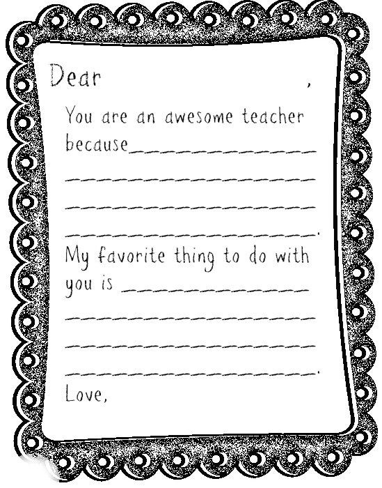 8 Best Images of Teacher Appreciation Printable Coloring ...
