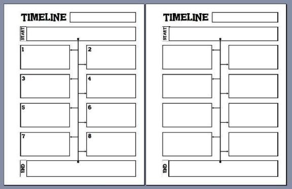 8 Best Images of Printable Blank Timelines For Students - Free