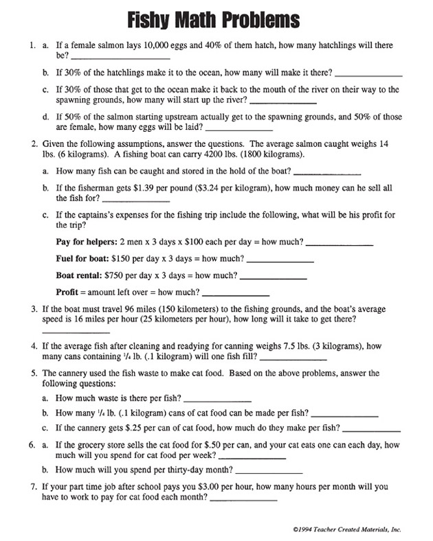 Free Printable Reading Worksheets For 7th Grade