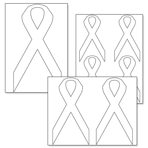 6 Best Images of Cancer Ribbon Printable Cutouts Pink Ribbon, Free