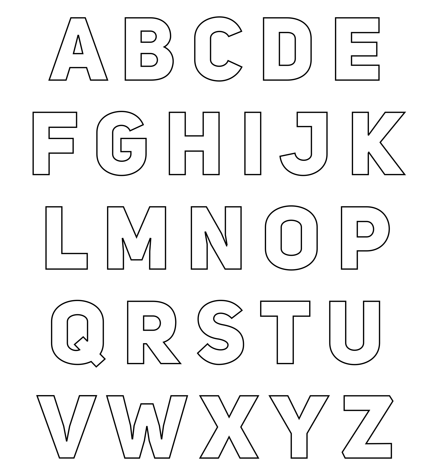 Free Printables Letters