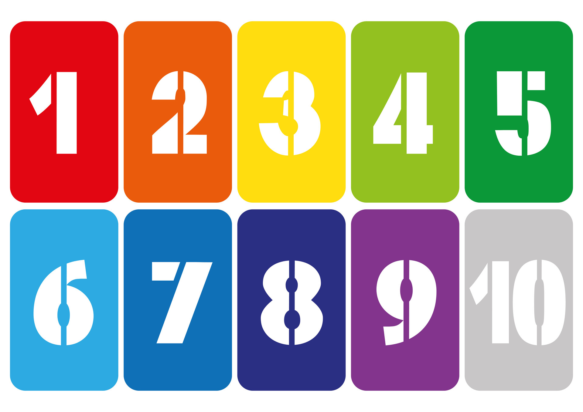 Numbers 1 5 Printable