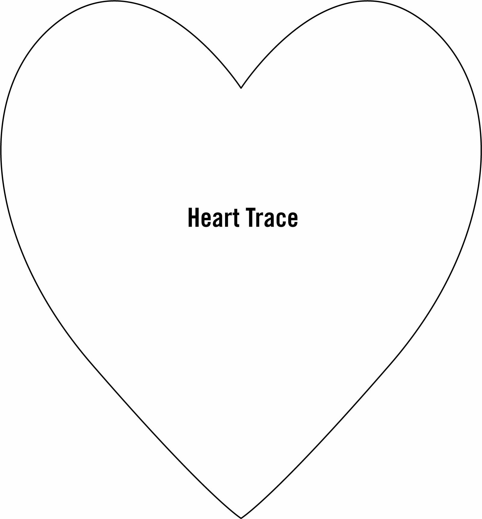 Free Large Heart Template Printable