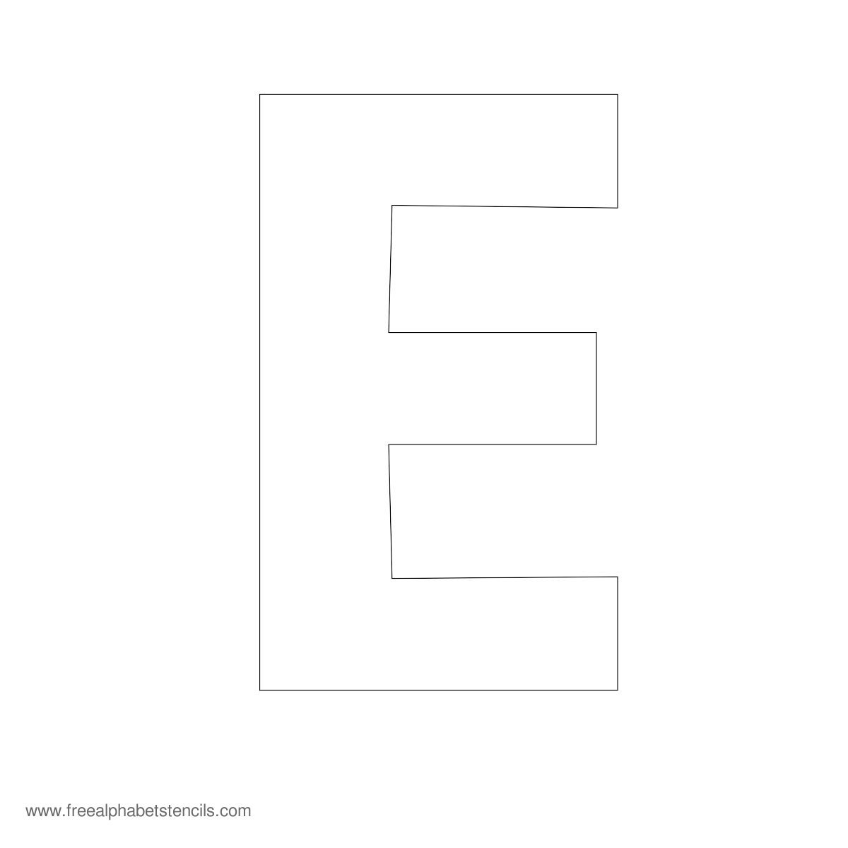 Large Letter Templates