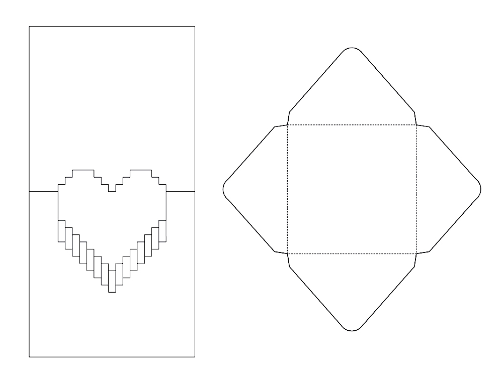 8 Best Images of PopUp Card Printable Templates 3D Heart Pop Up Card