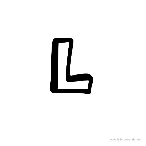 5 Best Images of Large Printable Block Letters L Printable Block