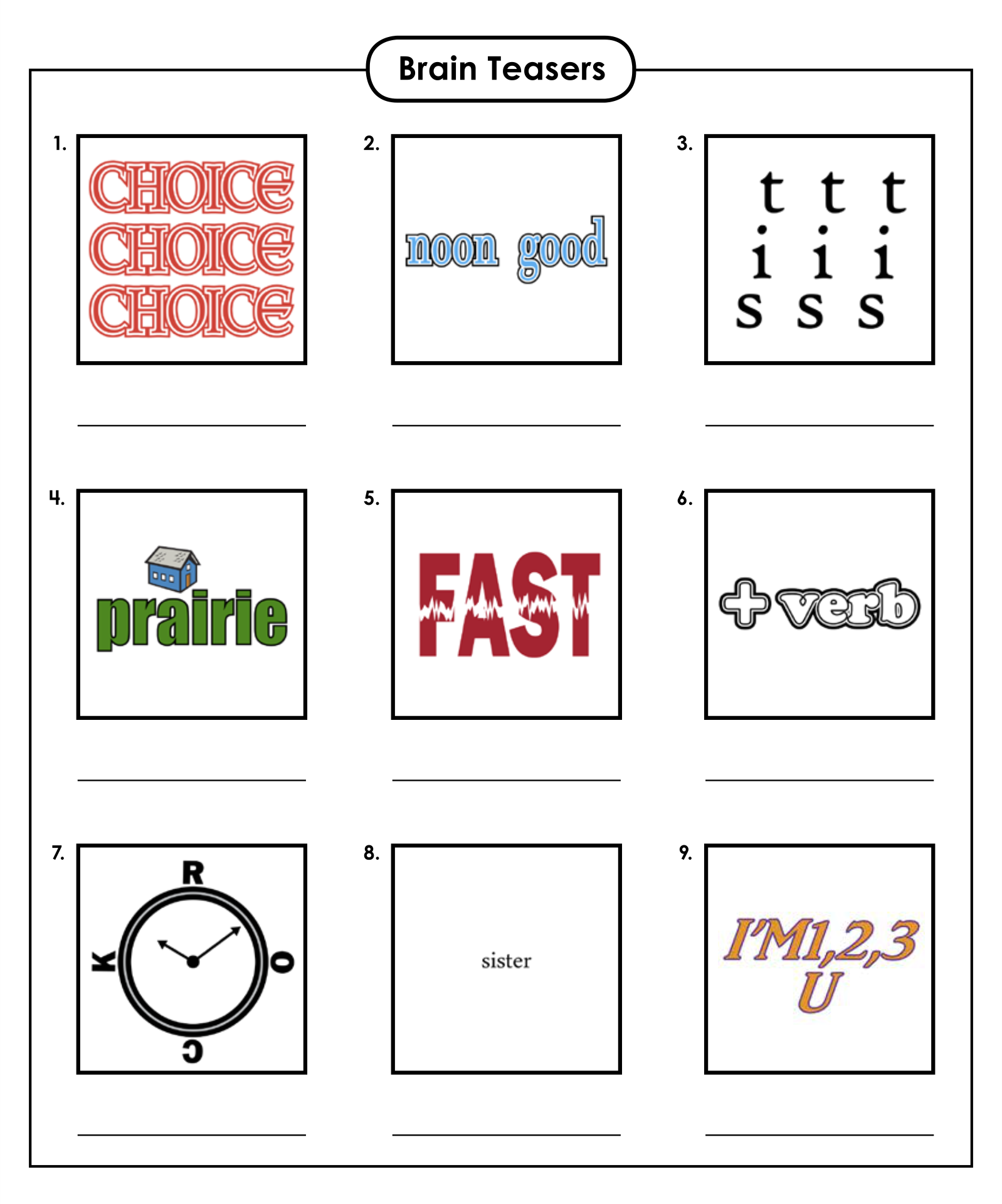 4 best images of printable rebus puzzle brain teasers 4 best images