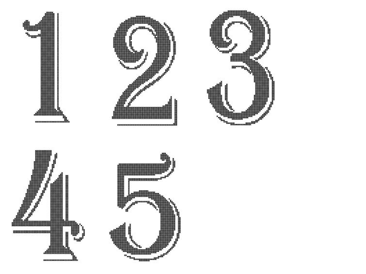 7 Best Images of Large Fancy Printable Numbers - Fancy Number Fonts