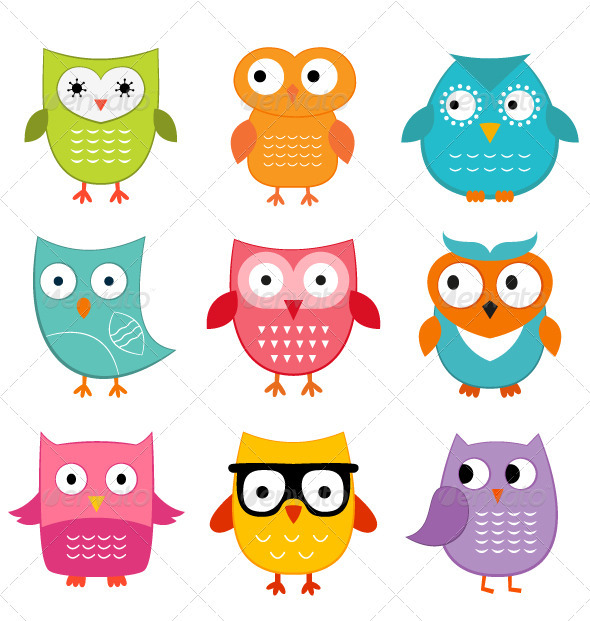 owl clip art character - photo #7