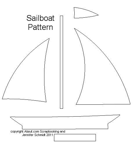 Printable Paper Boat Template