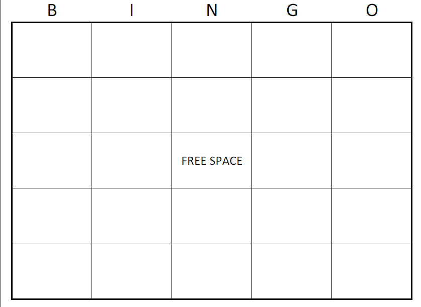 11 Best Images of Excel Bingo Card Printable Template Printable Blank