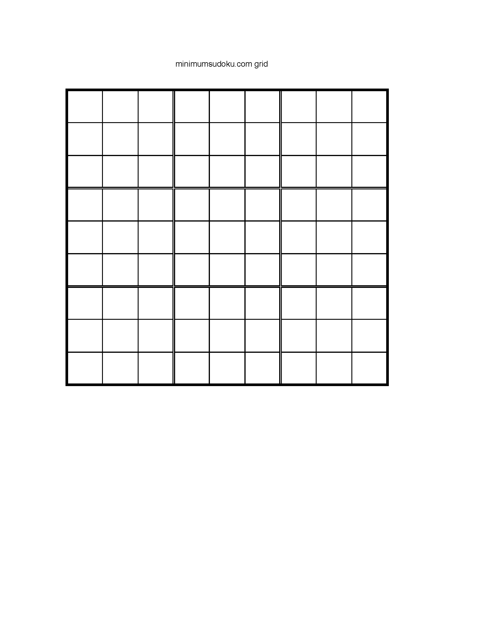 3 Best Images of Printable Blank Sudoku Sheets Free Printable Samurai
