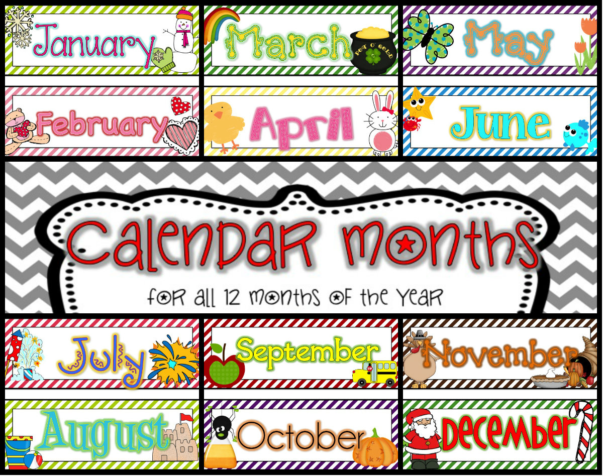 monthly headers clipart - photo #2