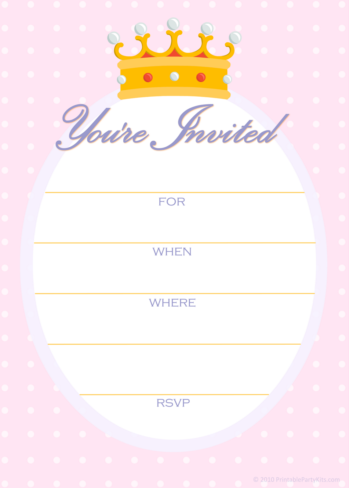 10 Best Images of Printable Blank Party Invitations Free Blank