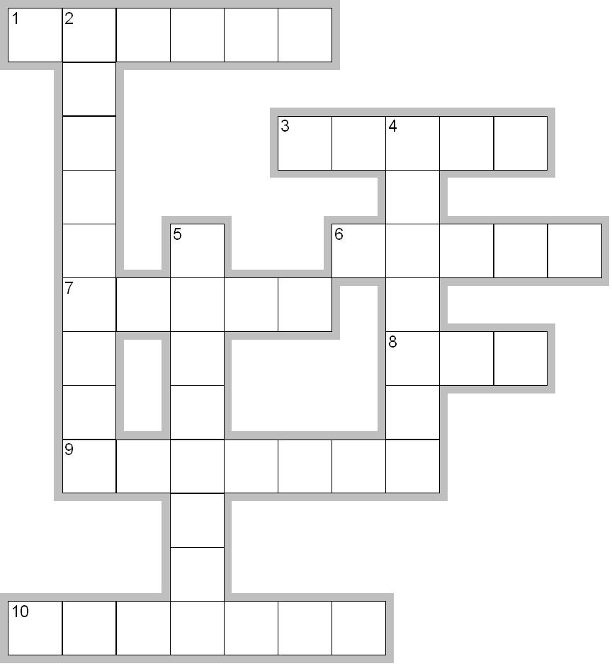 4 Best Images Of Printable Crossword Puzzle Blank Templates Free 