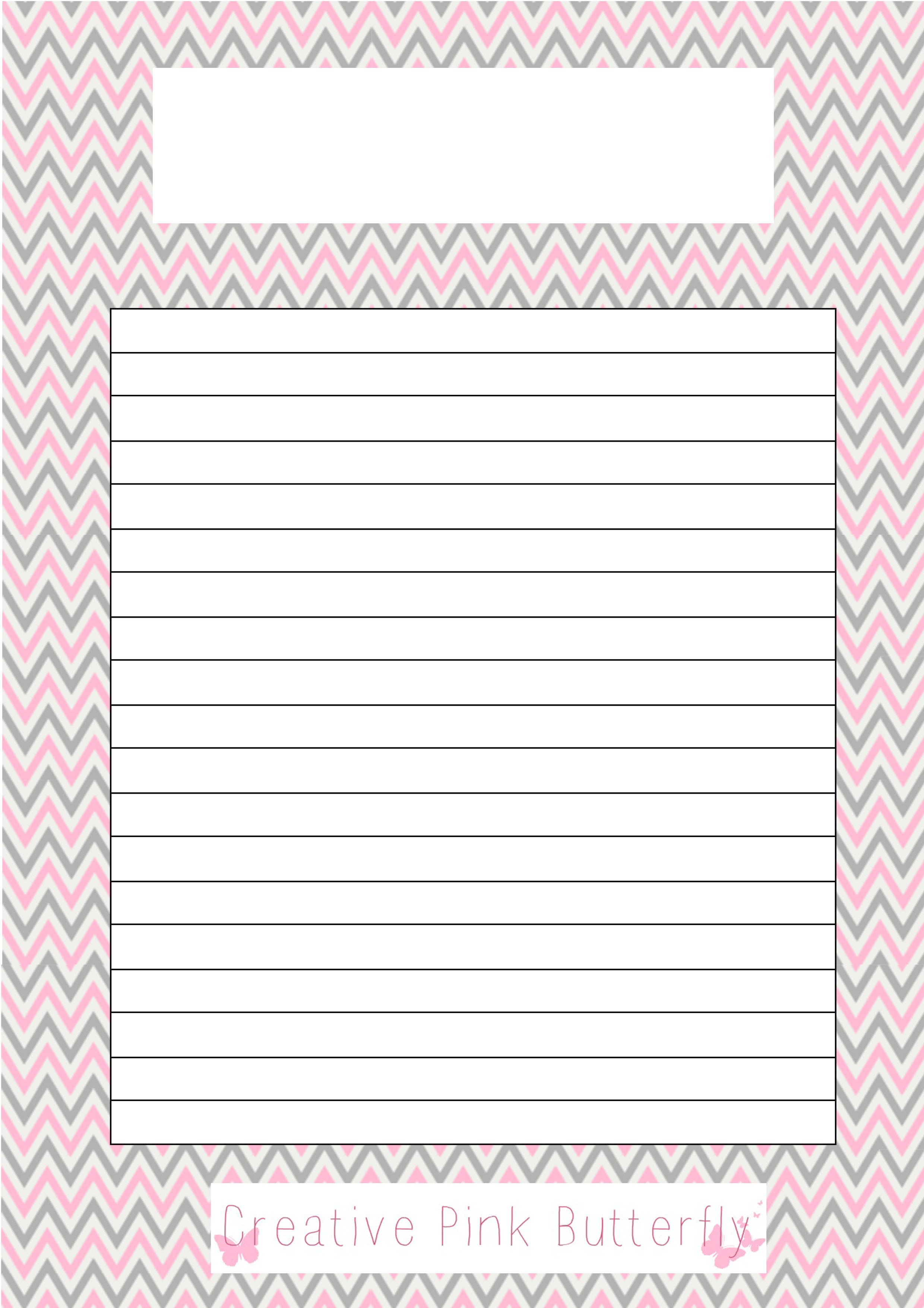 6 Best Images of Printable Blank List Paper - Printable Numbered Lined