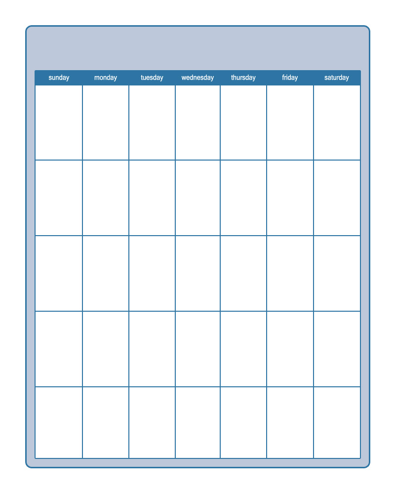 5 Best Images of Printable Blank Calendars For Teachers Free