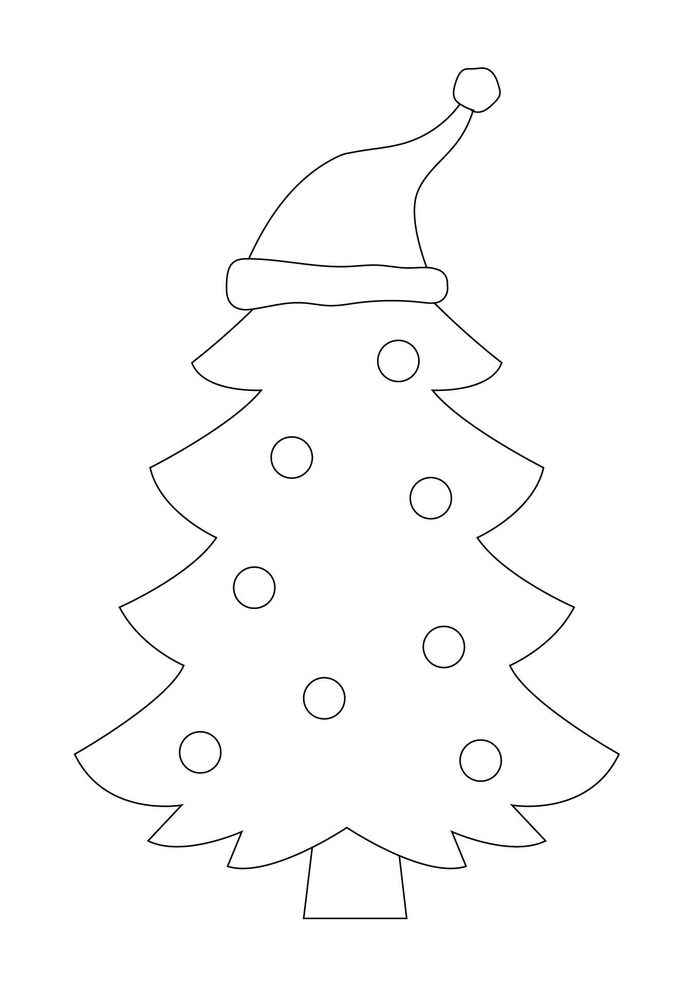 Christmas Tree Colour Picture Pictures To Colour In Christmas Fun 