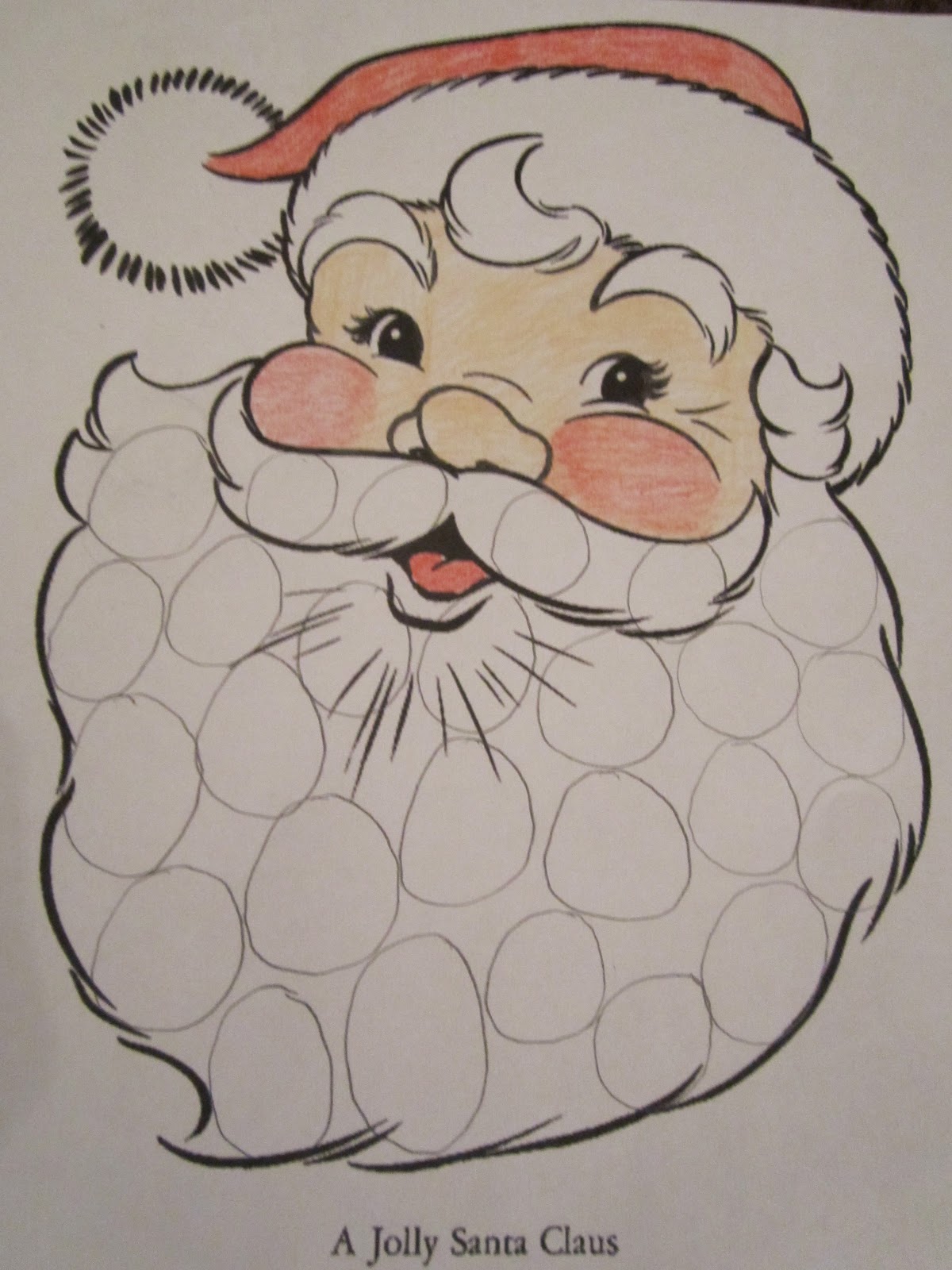 7 Best Images of Printable Santa Beard With Cotton Balls Cotton Ball