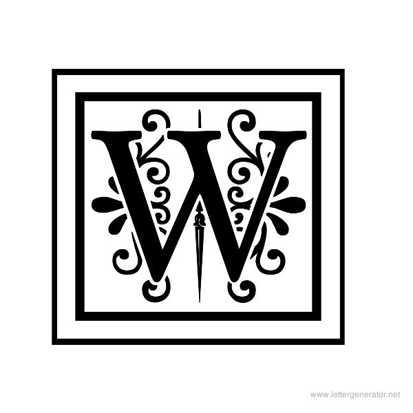 8 Best Images of Printable Letter W Fonts - Cursive Letter W, Printable