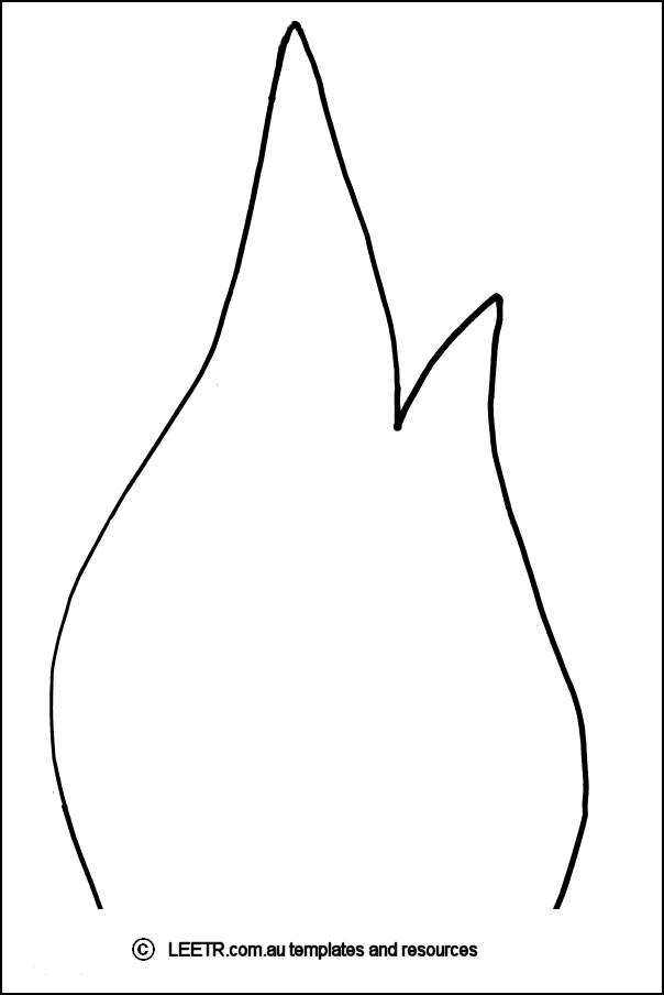 fire printable template