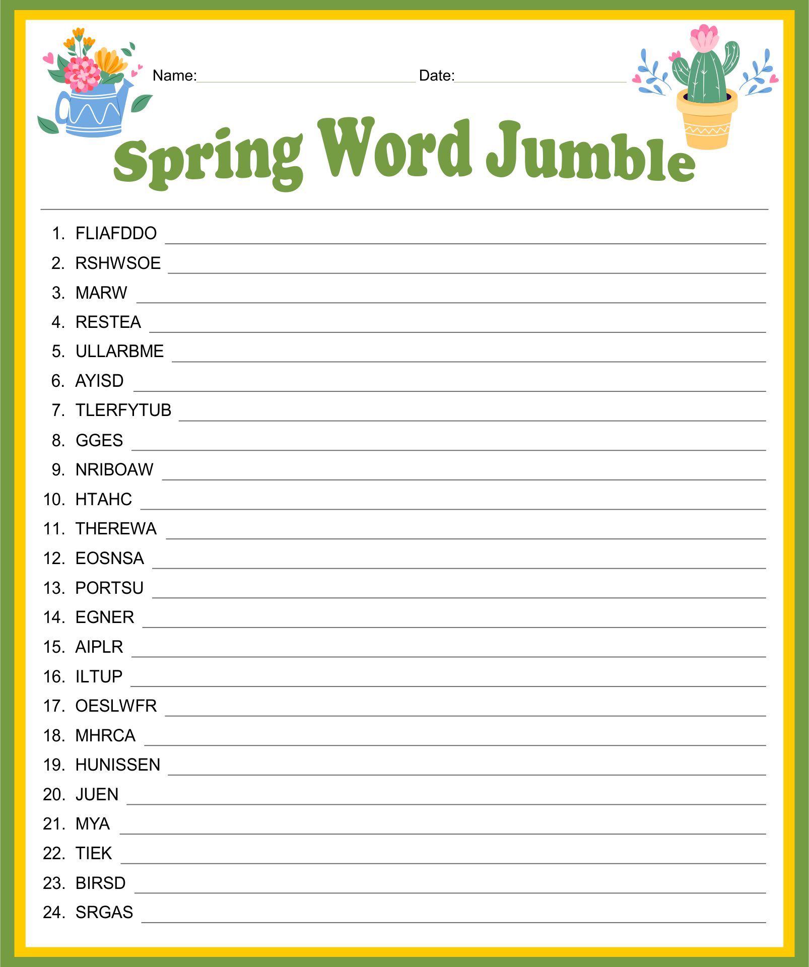 printable-word-scramble