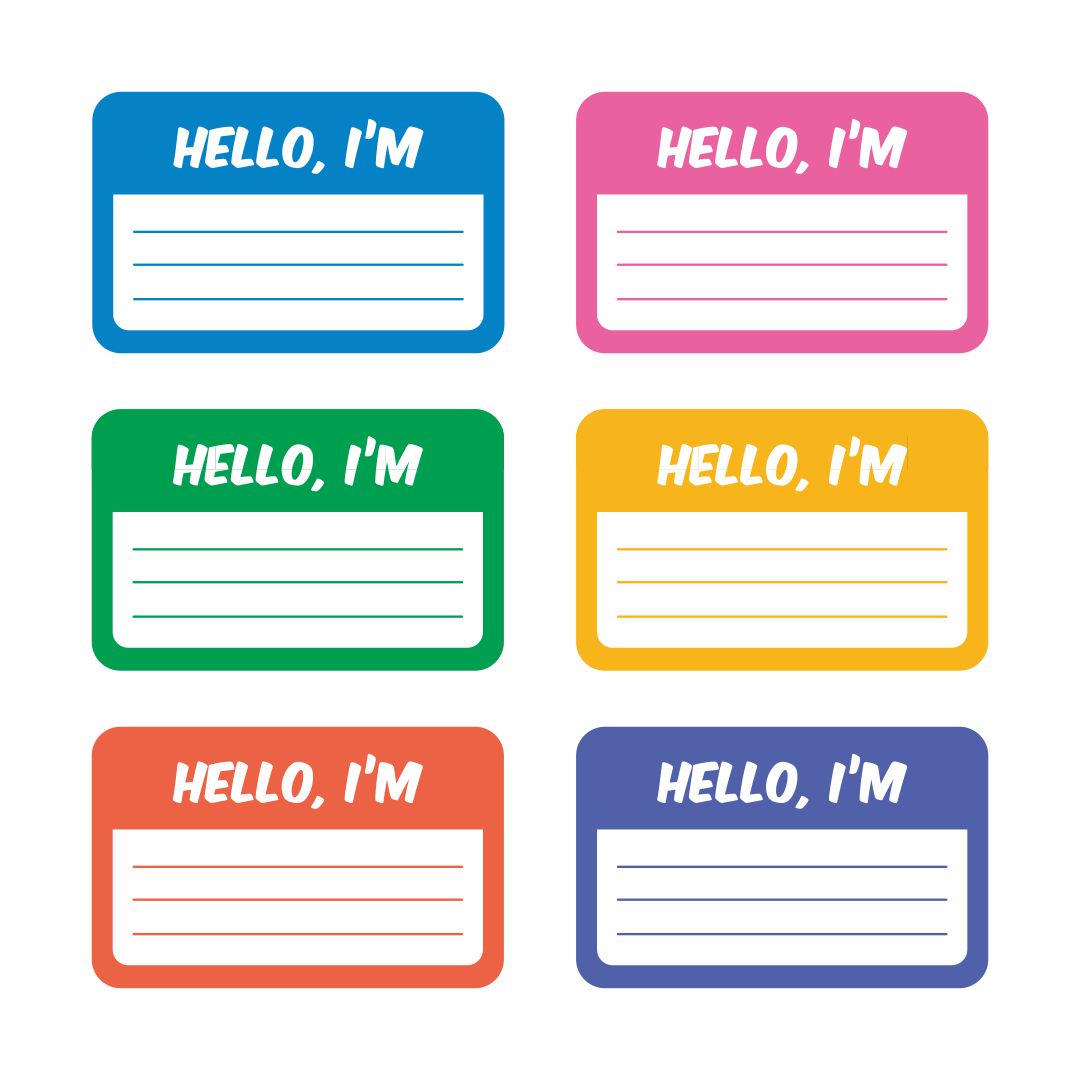 5 Best Images of Kindergarten Name Tags Printable Name Tags St