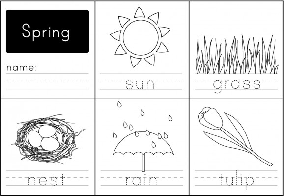 Free Printable Spring Sequence Worksheets