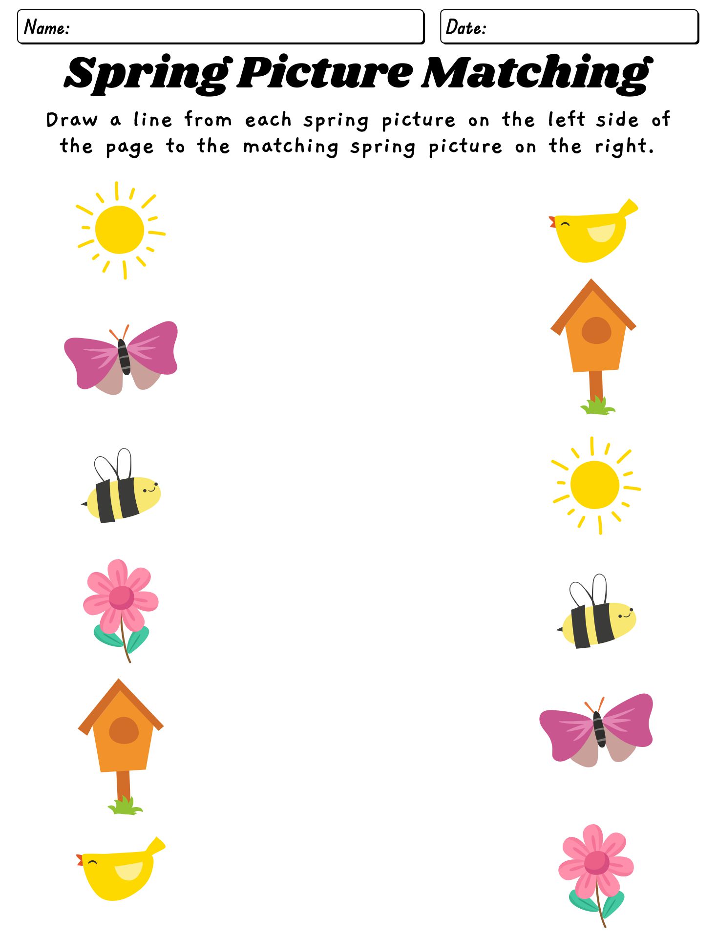 8 Best Images of Spring Worksheets Printables - Free Printable Spring