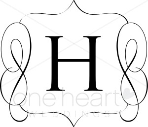 7 Best Images of Monogram Letters H Printable - Monogram for Hand