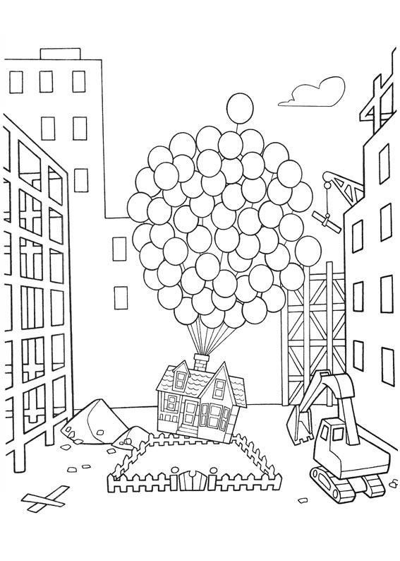 4 Best Images of Up Movie Printable Coloring Pages - Disney Movie Up
