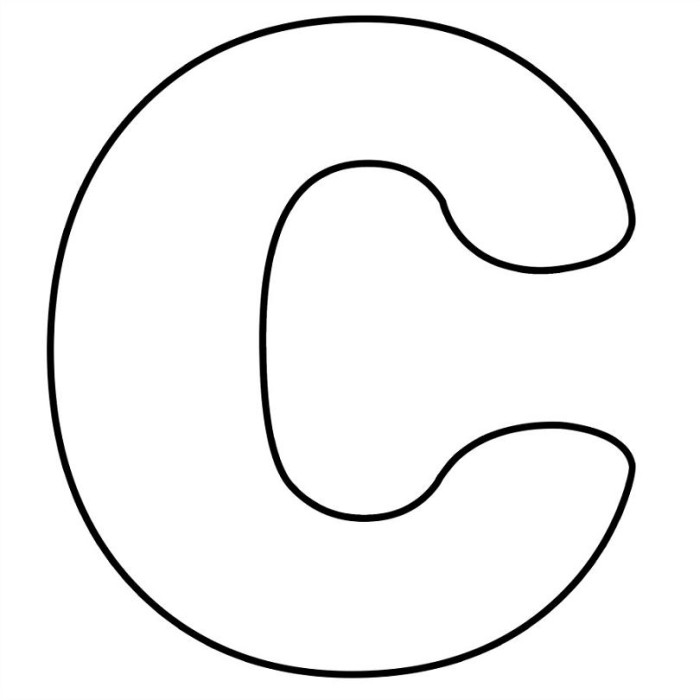 5 Best Images of Large Printable Cut Out Letter C ...